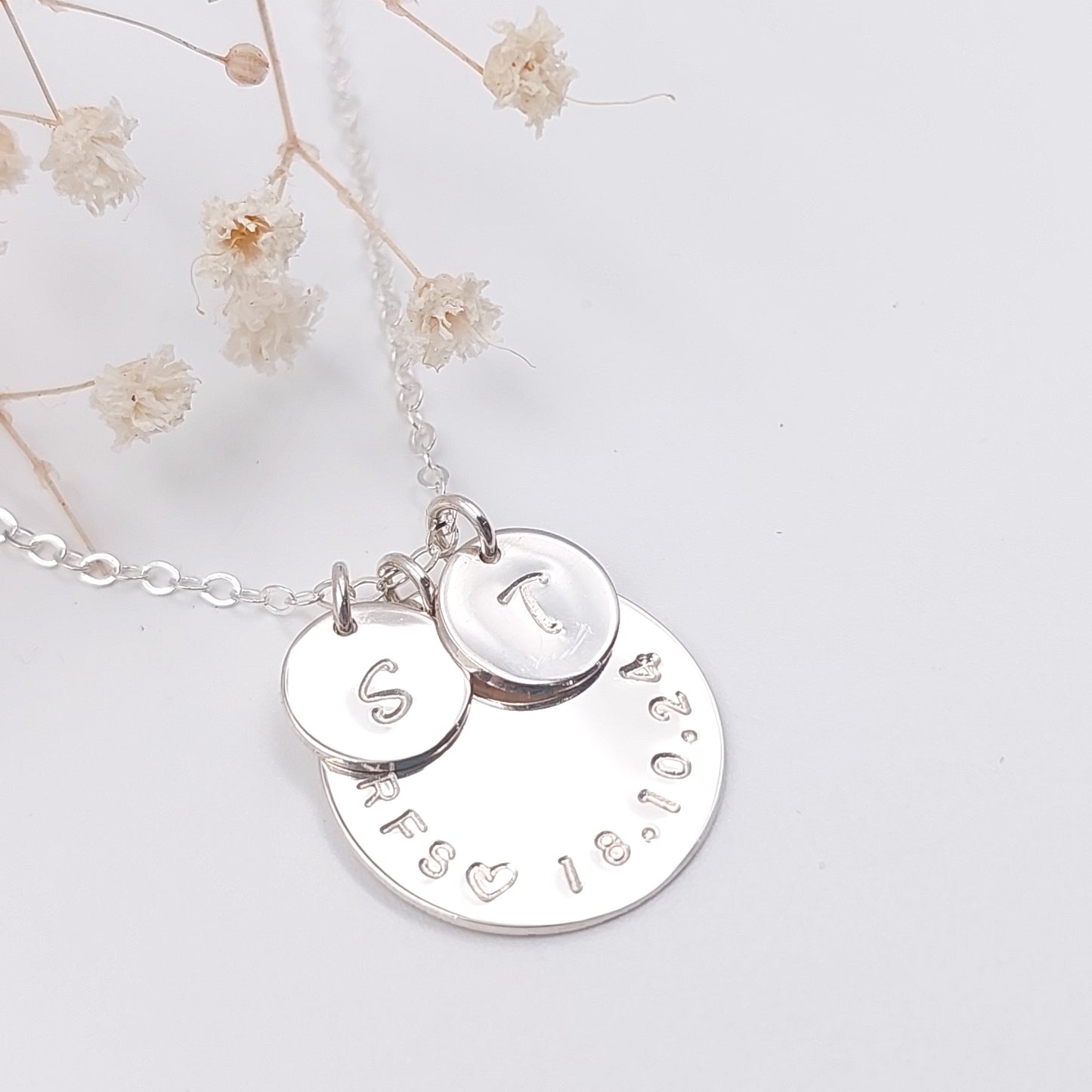 Maxi & 2 Small Disc Necklace