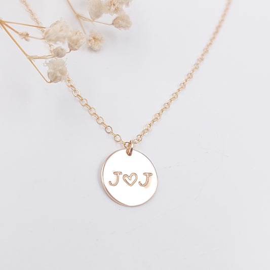 Love Disc Necklace