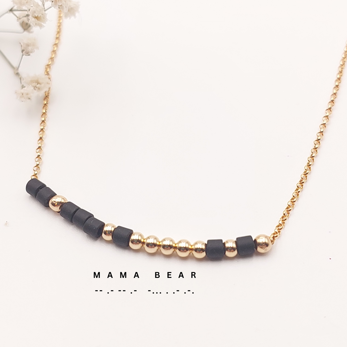 Classic Morse Code Necklace