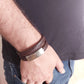 Men's Braided Leather Bracelet