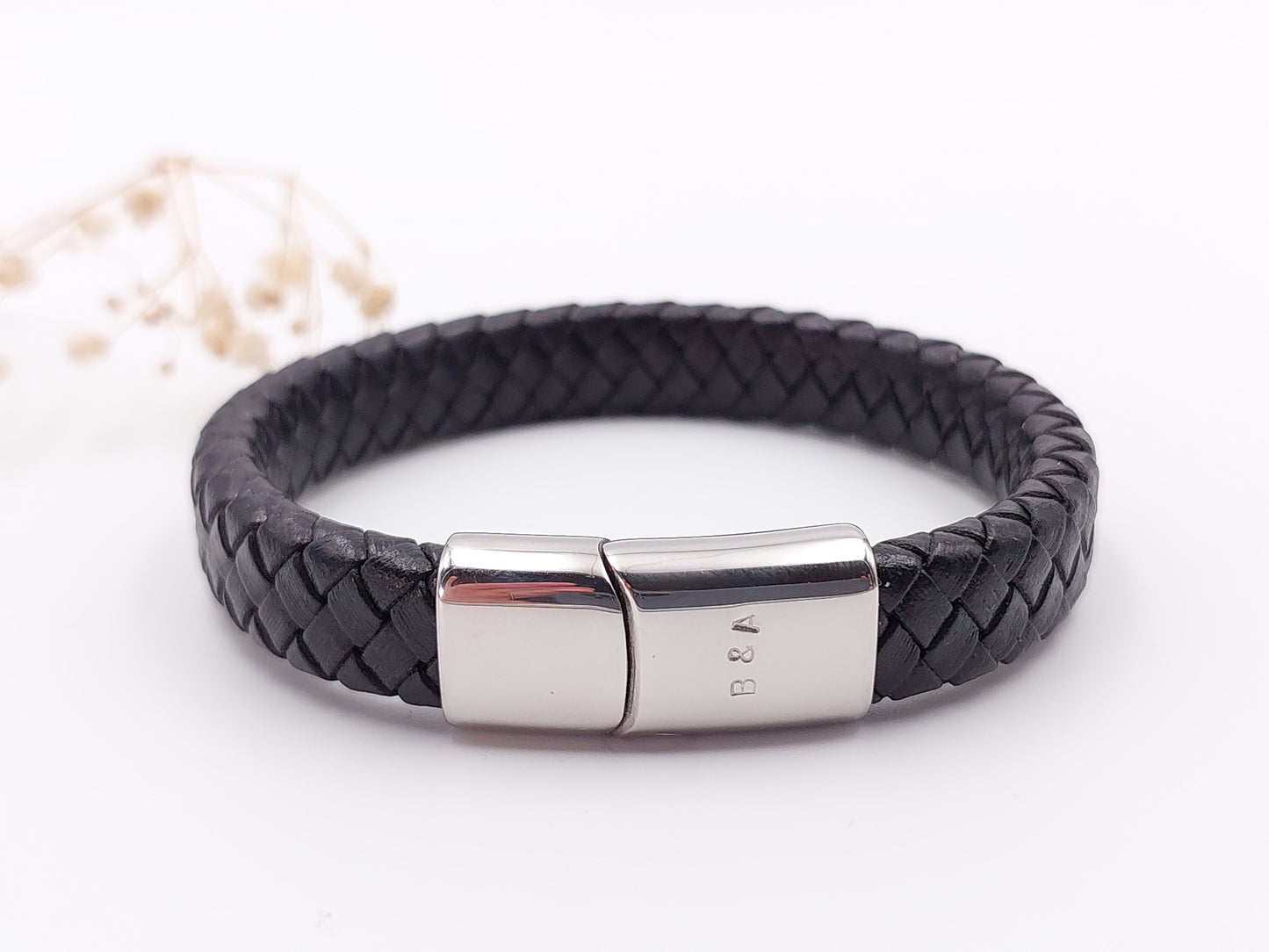 Men's Braided Leather Bracelet