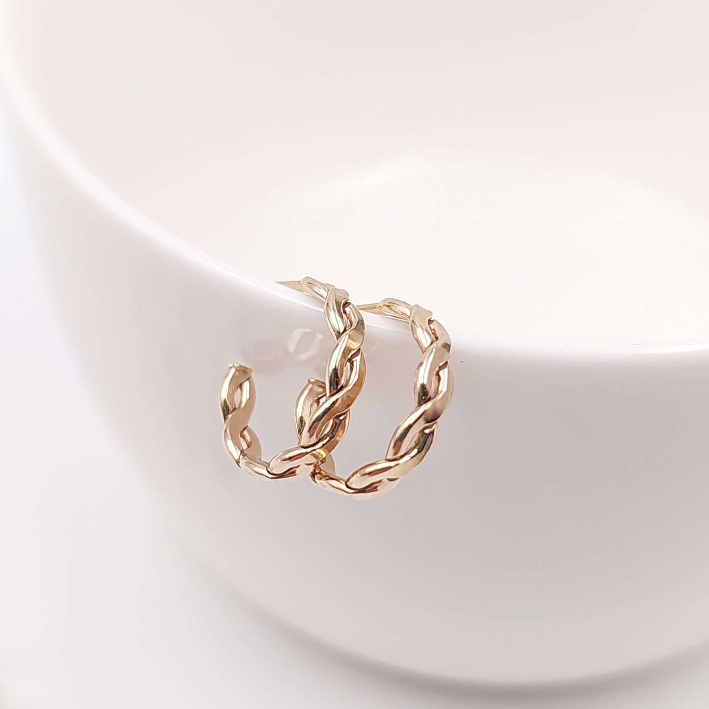 Twist Hoop Earrings