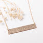 Name and Date Bar Necklace