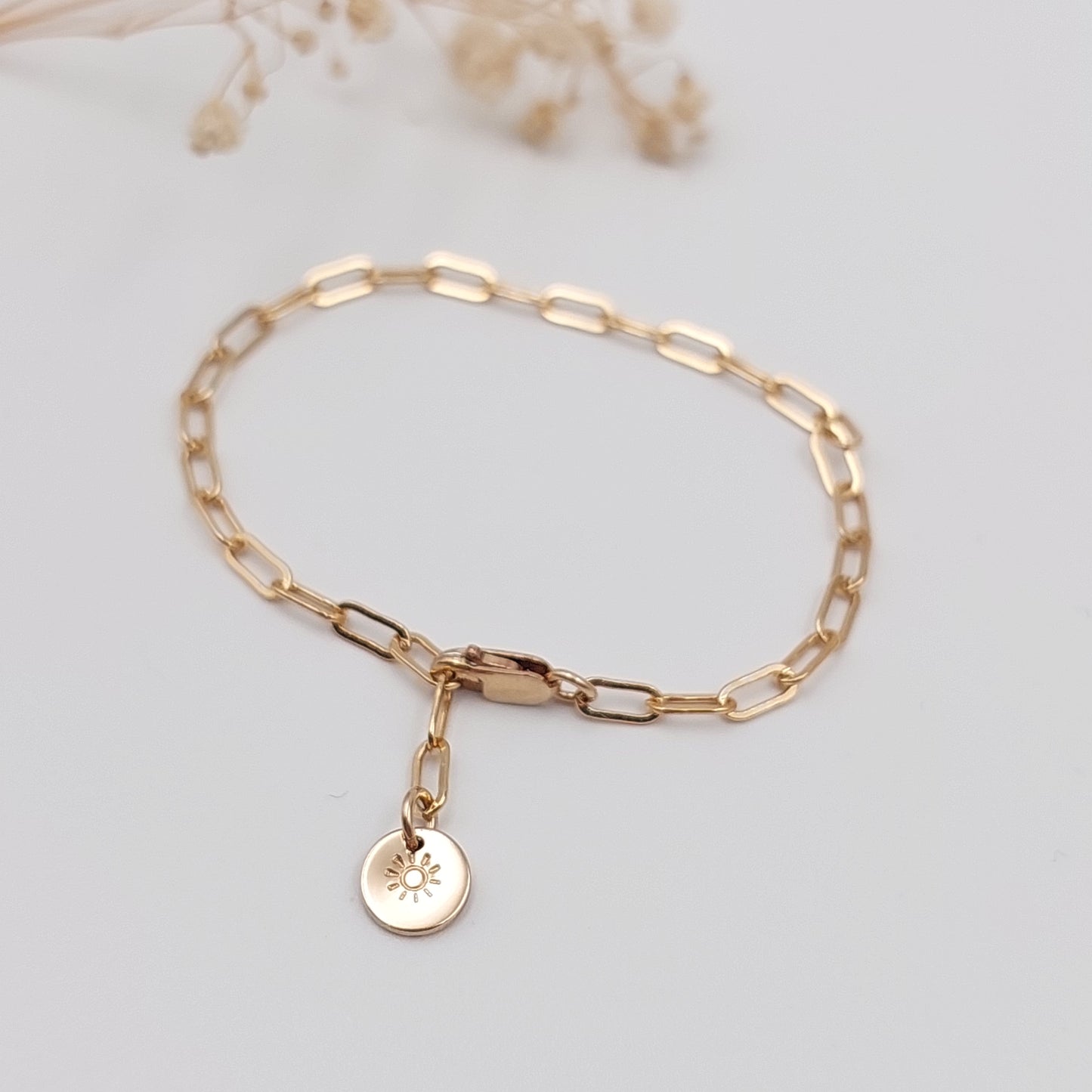 Little Miss Mini Disc Link Bracelet