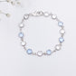 Sample Blue & Clear Swarovski Crystal Bracelet