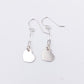 Sample - Sterling Silver Heart Drop Earrings