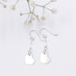 Sample - Sterling Silver Heart Drop Earrings