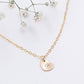 Sample 14k Gold Filled Swarovski Studded Heart Necklace (Centered)