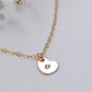 Sample 14k Gold Filled Swarovski Studded Heart Necklace (Centered)