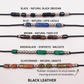 Men's Morse Code Beaded Bracelet