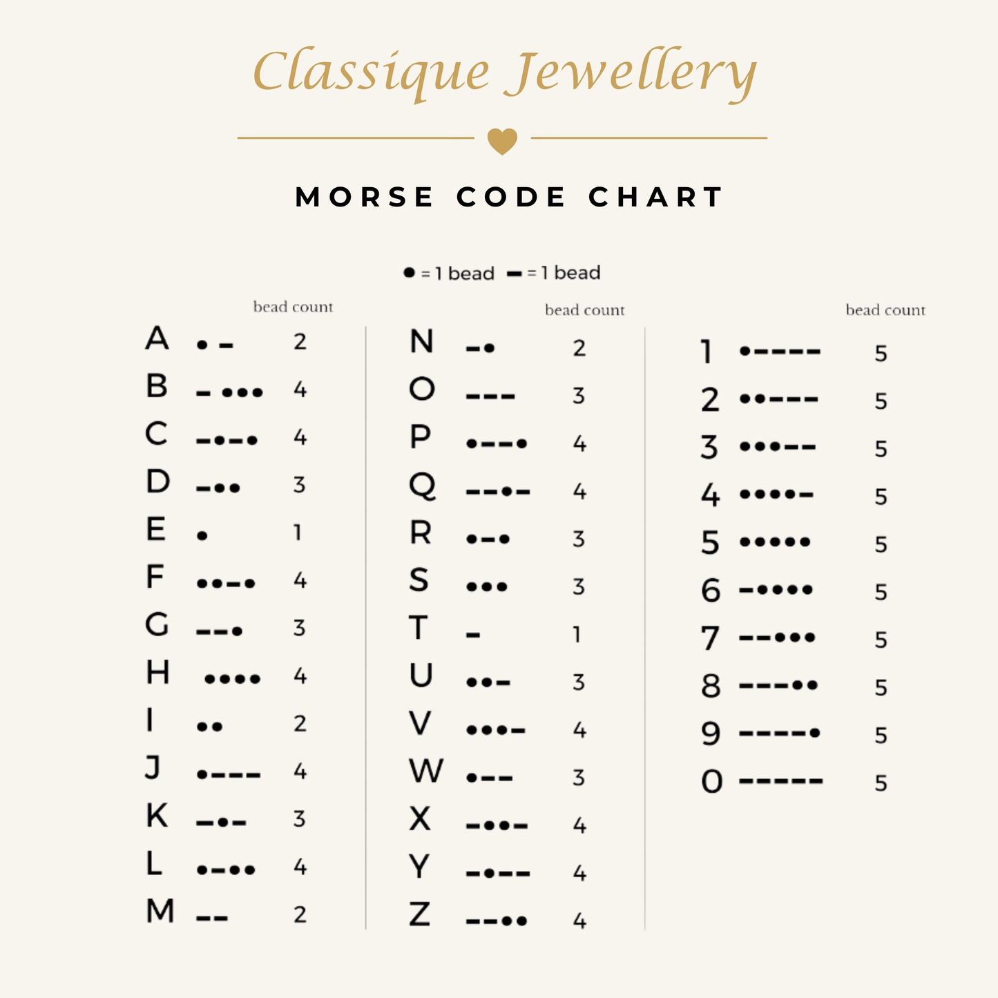 Men's Morse Code  Beaded Necklace