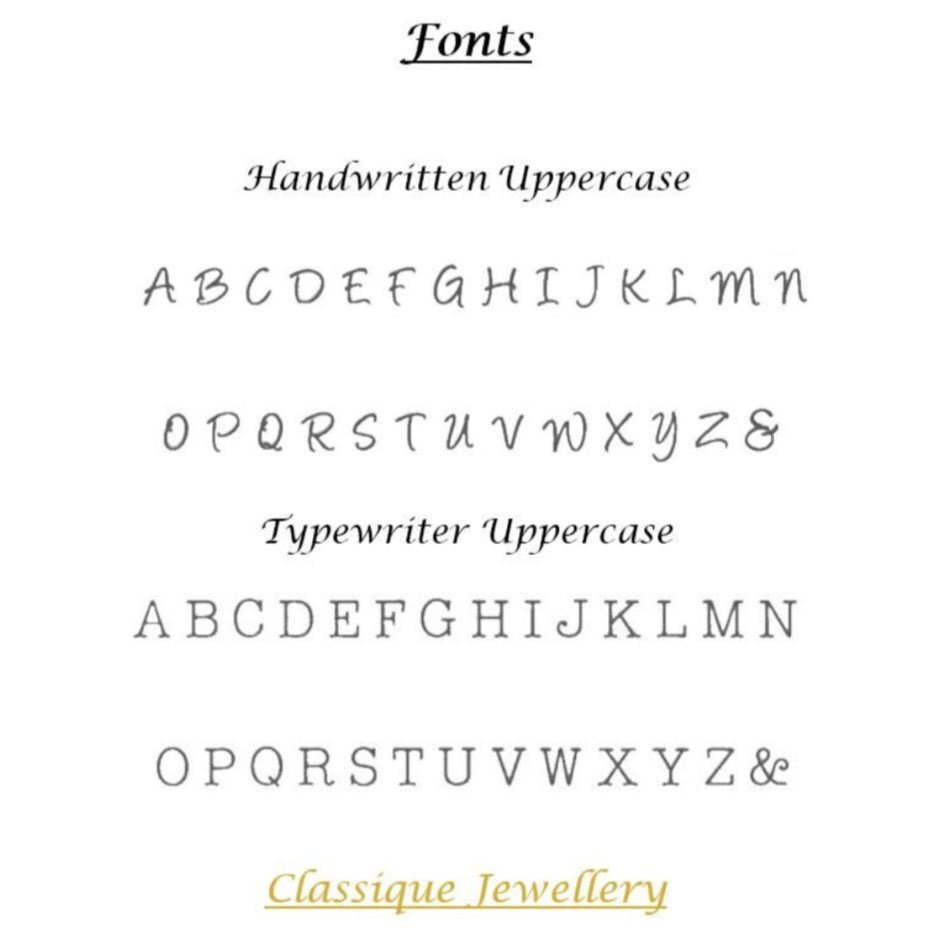 Initial & Date Midi 13mm Disc