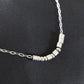 Mens Morse Code Necklace - Minimalist