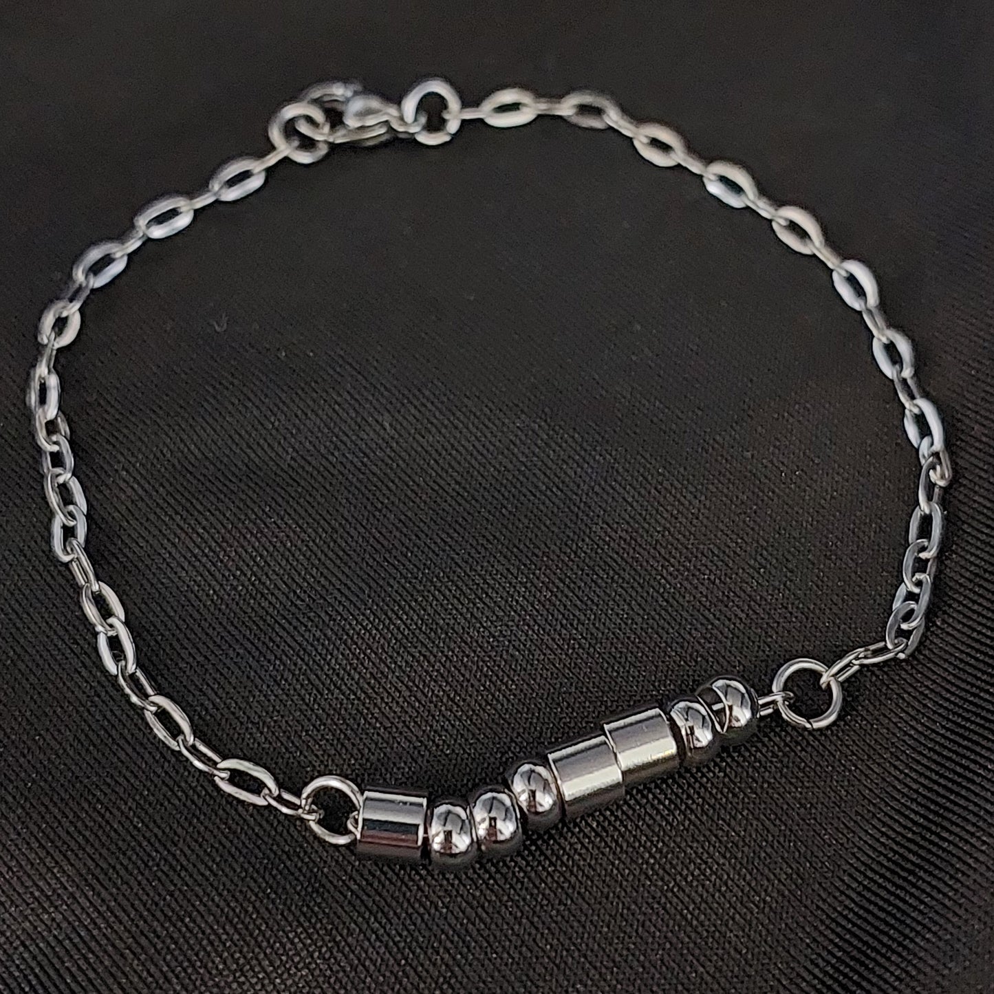 Men's Morse Code Bracelet - Minimalist