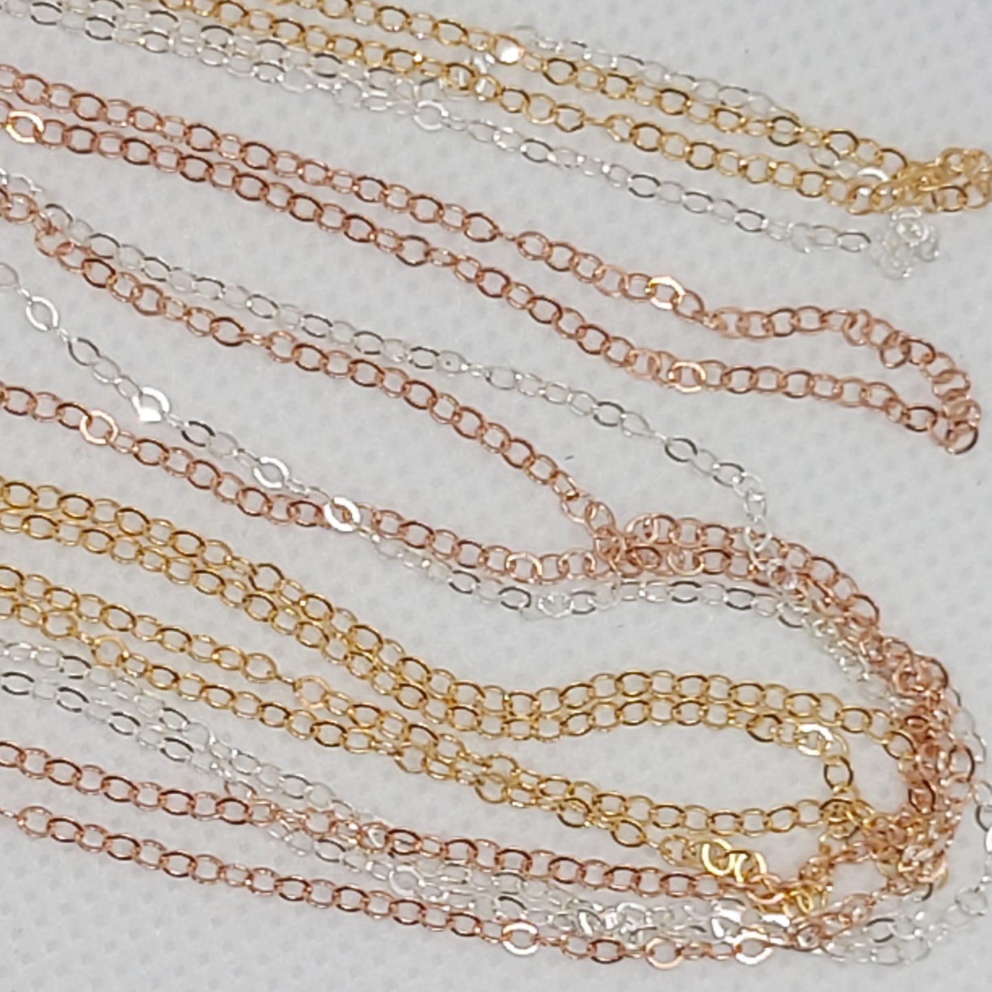 Replacement chain for pendant or bar necklaces