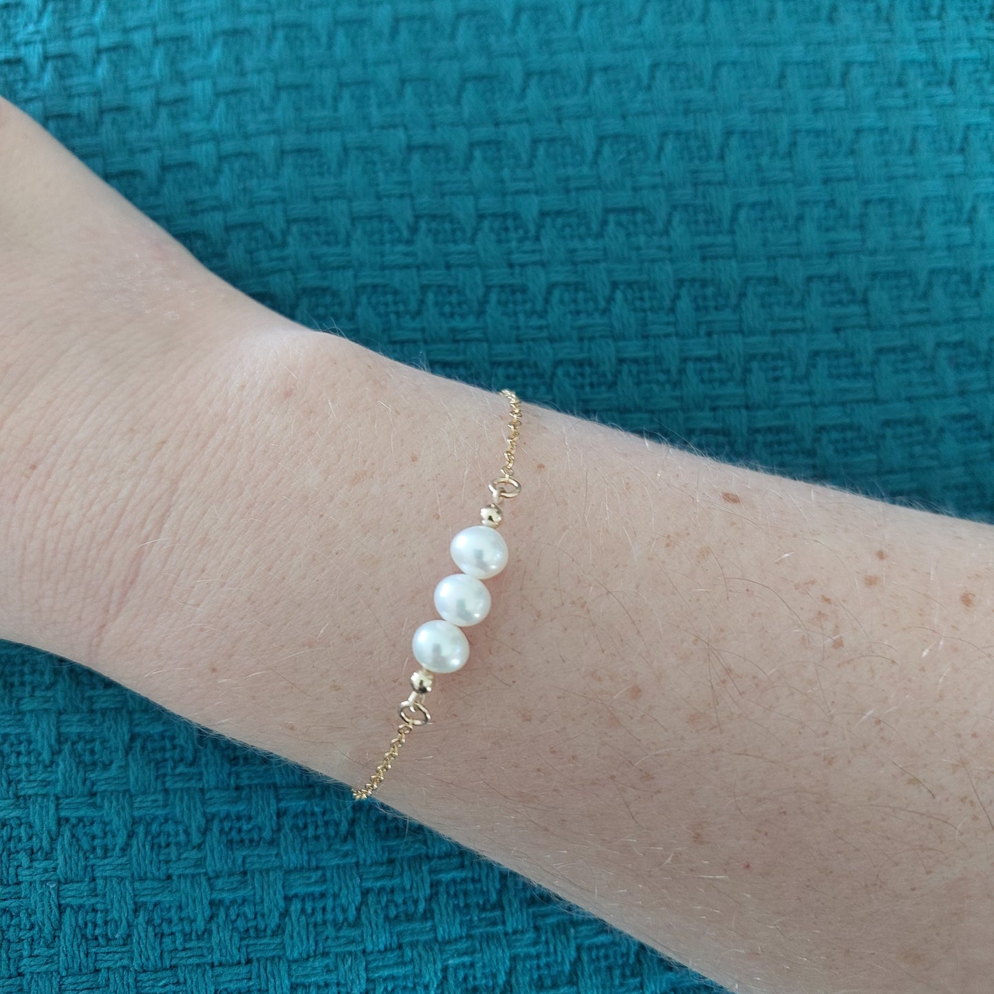 Triple Pearl Bracelet