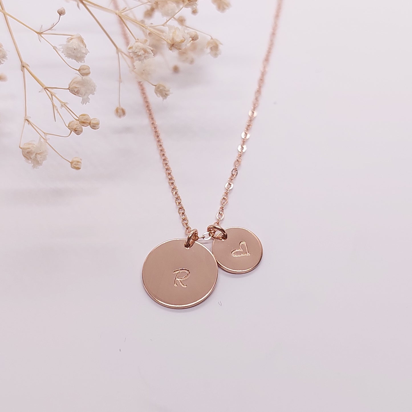 Midi and Small Disc Necklace