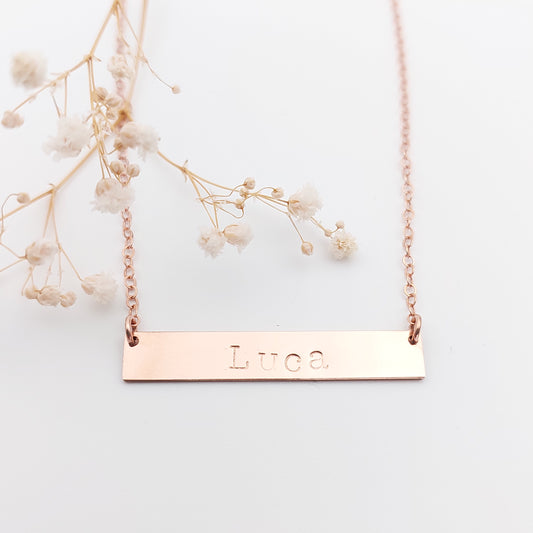 Word Bar Necklace