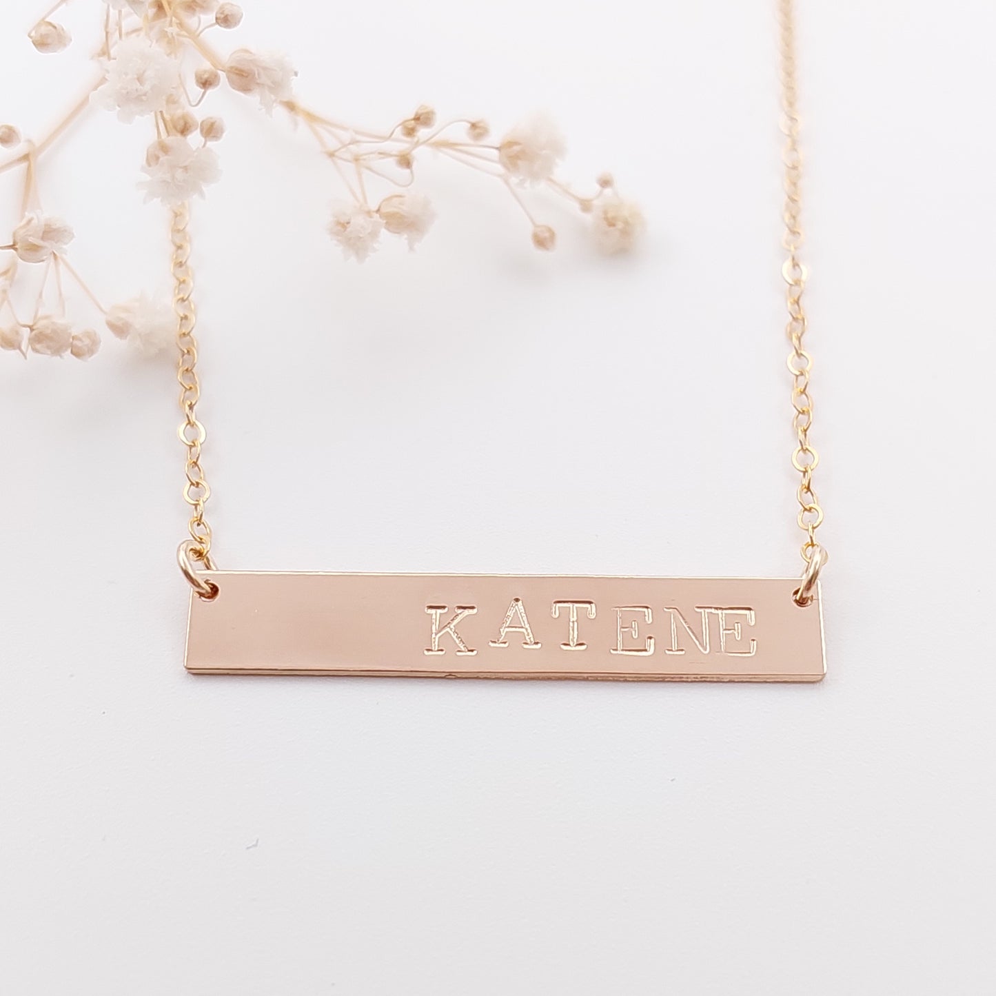 Word Bar Necklace