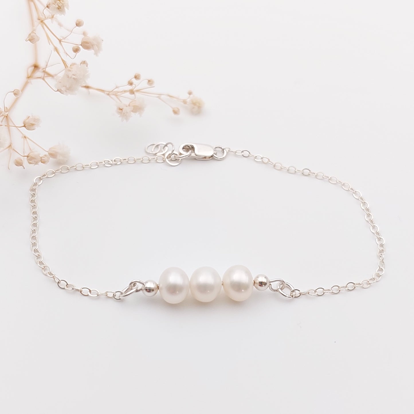 Triple Pearl Bracelet