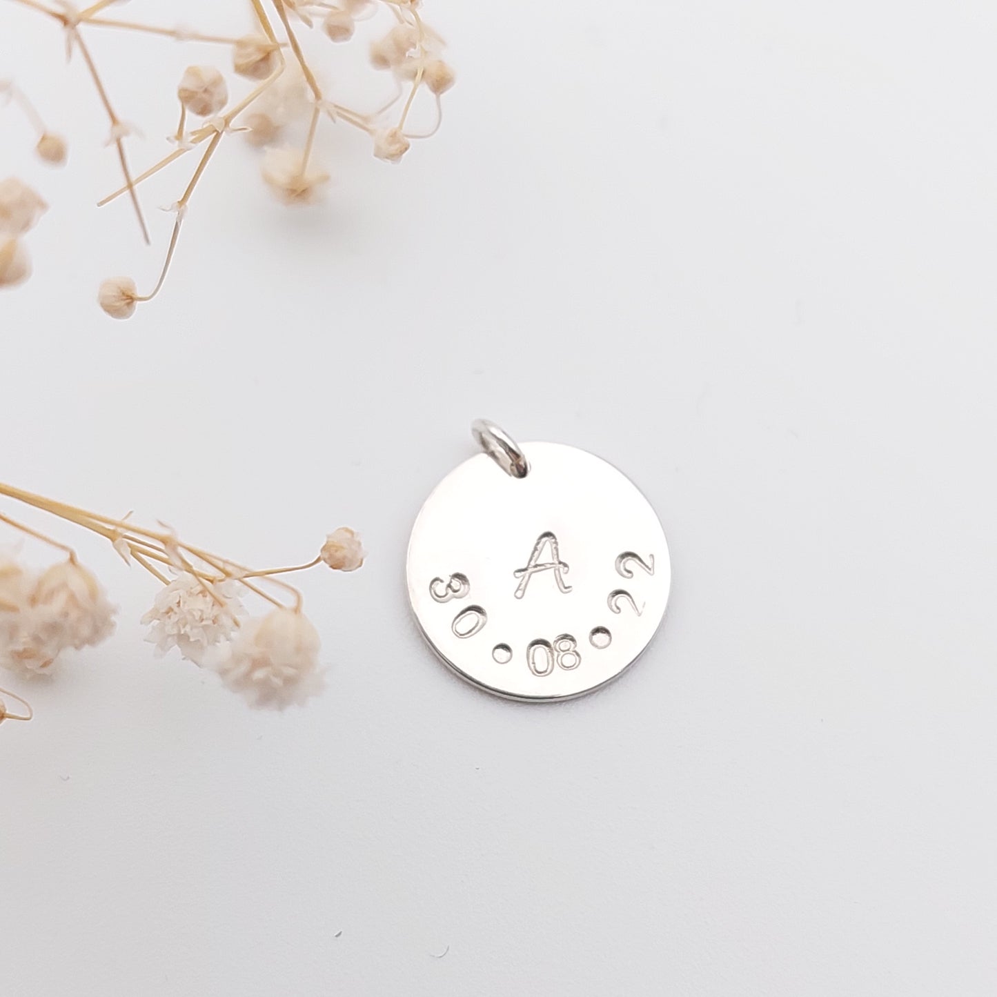 Initial & Date Midi 13mm Disc