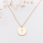 Double Midi Disc Necklace