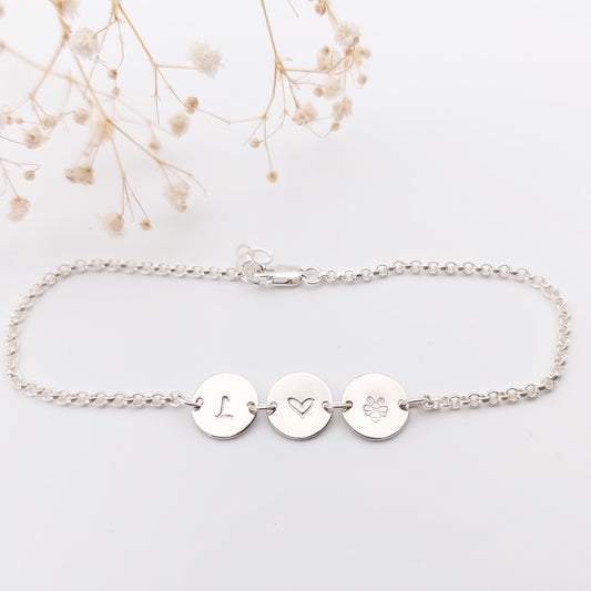 Triple Disc Bracelet