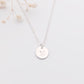 Small Disc Necklace