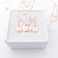 Dainty Disc Earrings