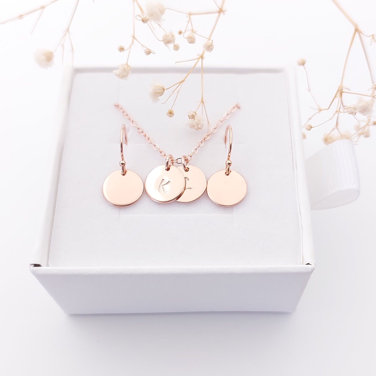 Dainty Disc Earrings