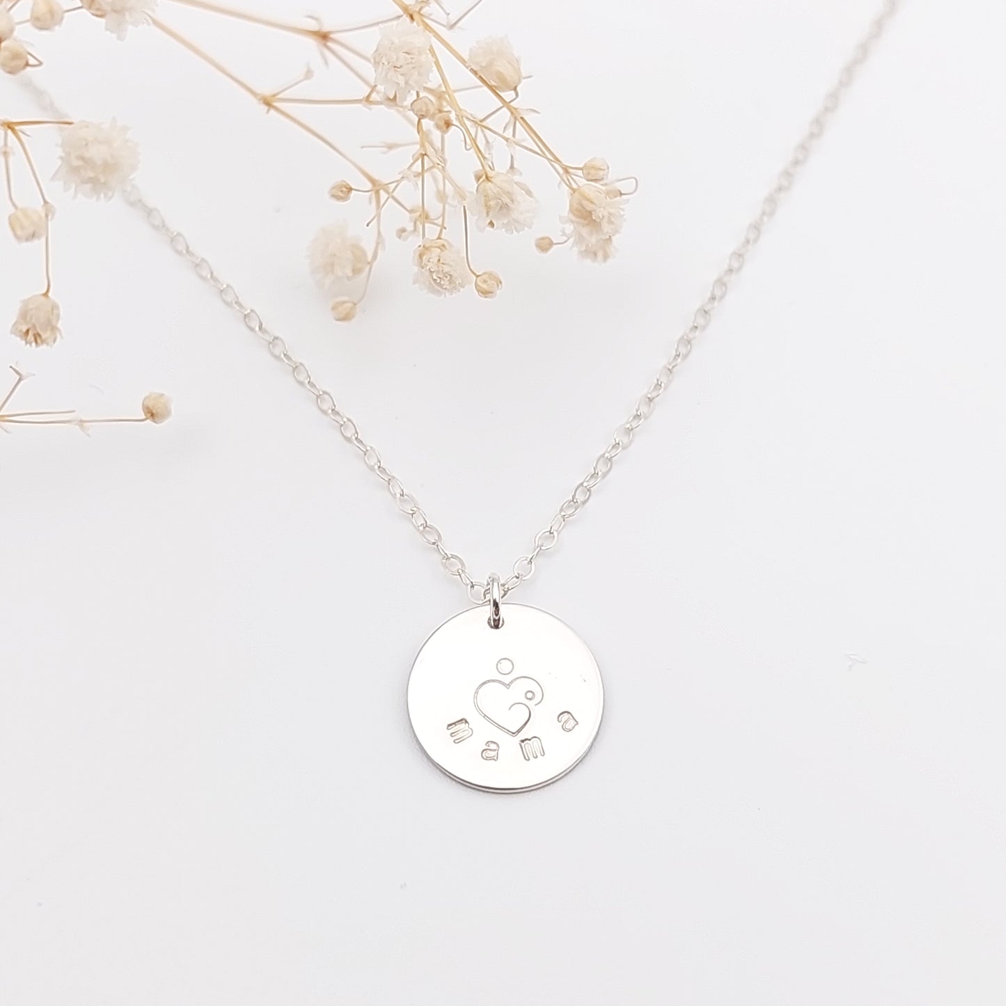 Mama Midi Disc Necklace