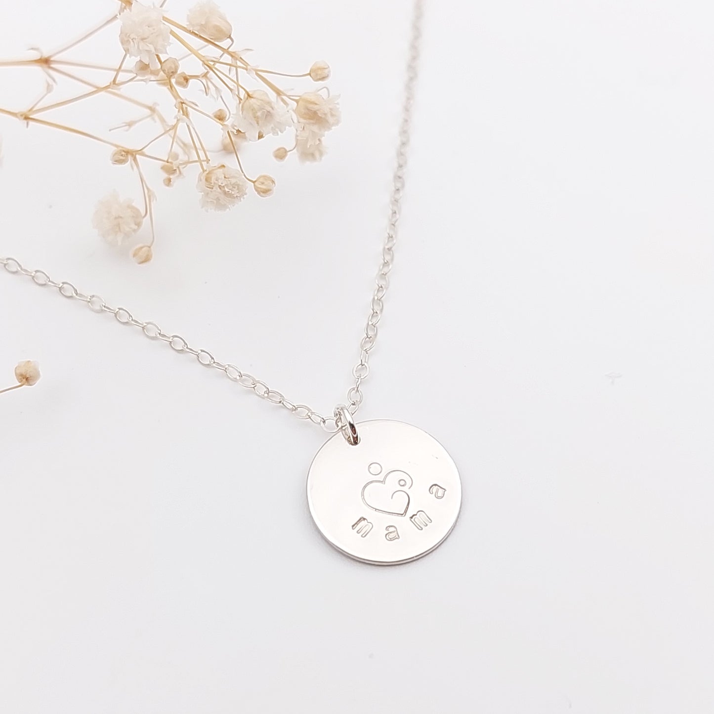 Mama Midi Disc Necklace