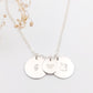 Multi Midi and Small Disc Necklace